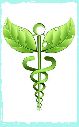 Naturopathy caduceus logo